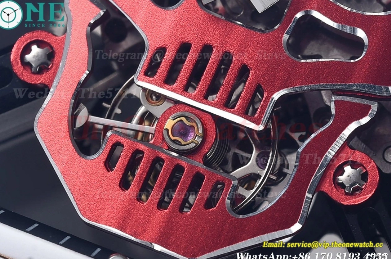 Strap Real YSF RM52-01 On Rubber White Cer RU Tourbillon 0217